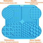 Lick Mat for Dogs Cat Slow Feeder Silicone Licking Pads with Suction Cups for Pet Boredom & Anxiety Relief Nail Trimming Bathing Grooming (5.9‘’)