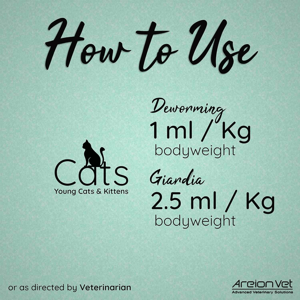 Areion Vet Feli-D (Feli D) Deworming Syrup for Kitten 15ml