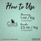 Areion Vet Feli-D (Feli D) Deworming Syrup for Kitten 15ml
