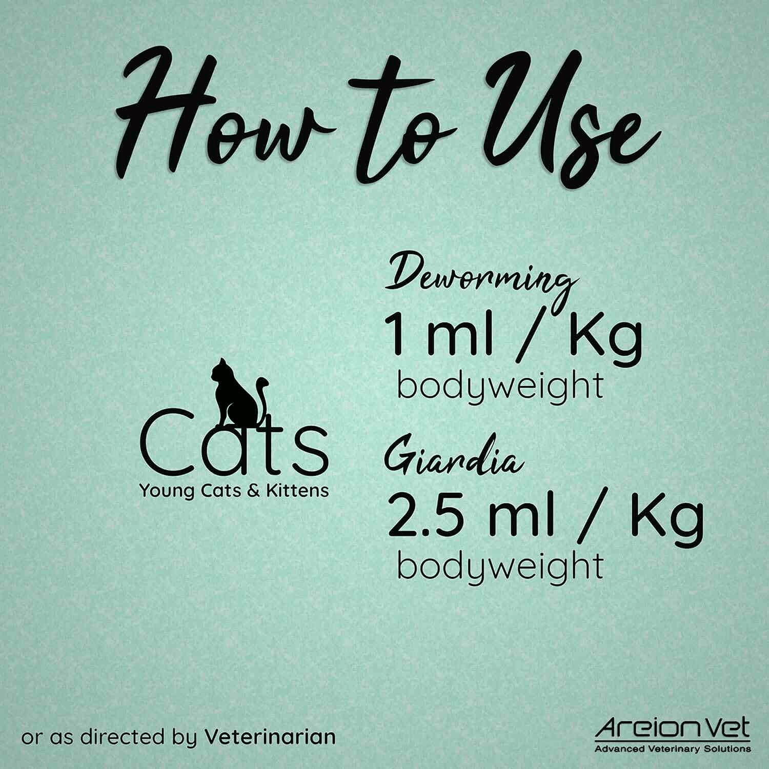 Areion Vet Feli-D (Feli D) Deworming Syrup for Kitten 15ml