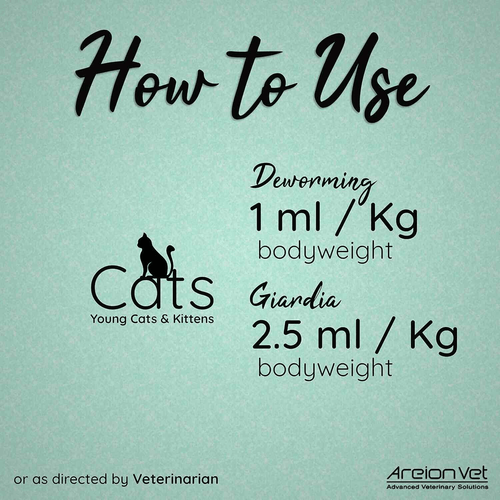 Areion Vet Feli-D (Feli D) Deworming Syrup for Kitten 15ml