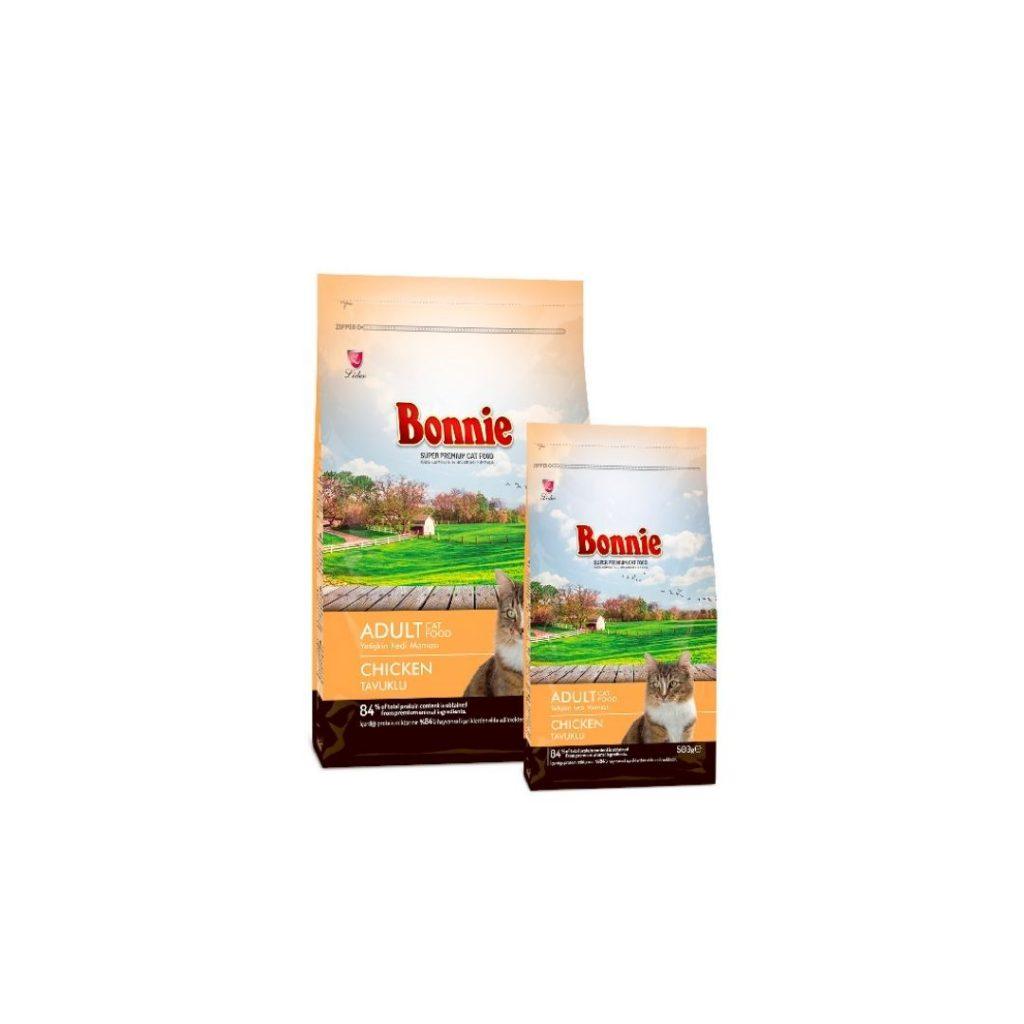Bonnie Adult Chicken Flavor Cat Food Bags - Premium Pet Nutrition for Cats