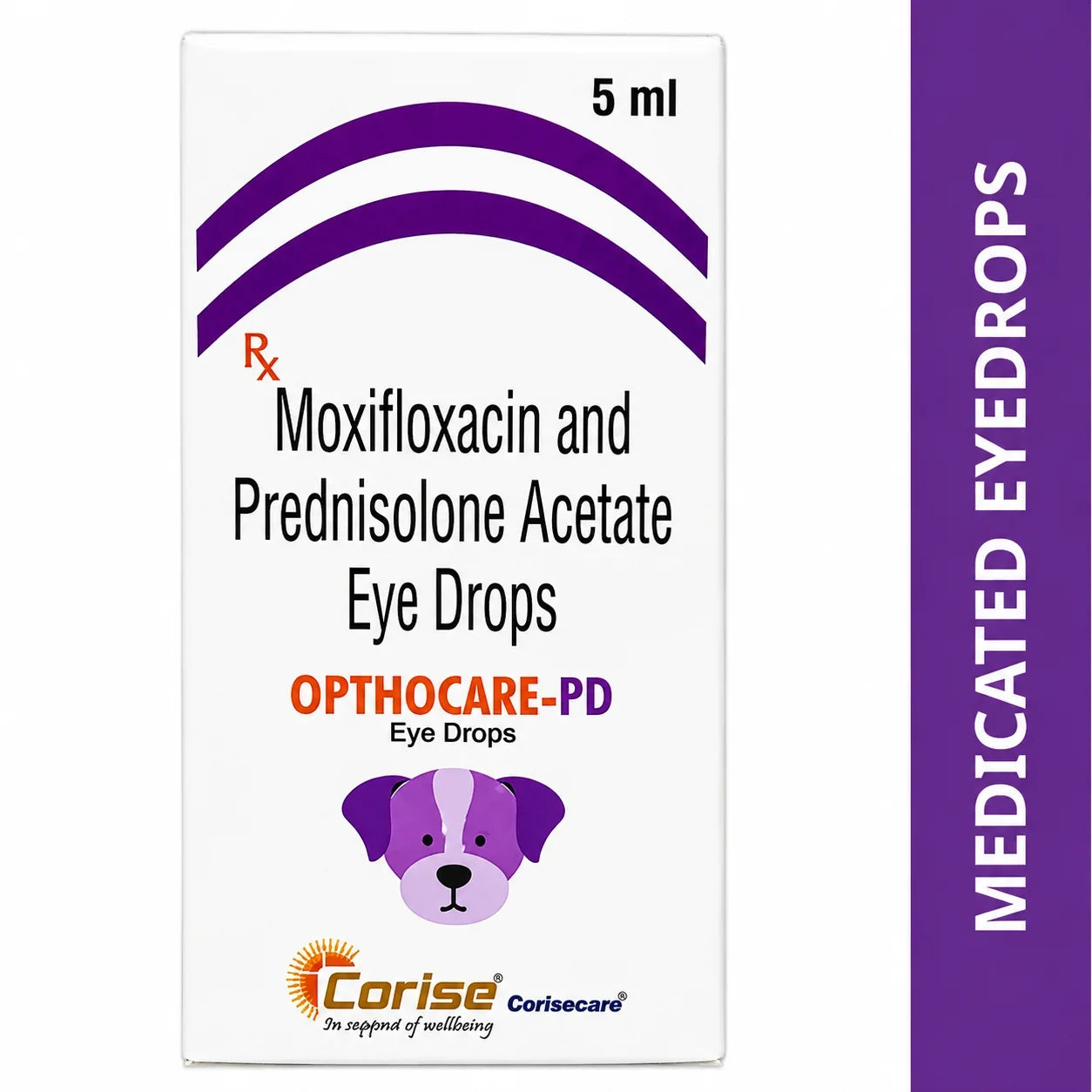 Corise Opthocare PD (Moxifloxacin Prednisolone) Eye Drops for Dogs and Cats (5ml)