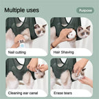 Dog Cat Grooming Bath Bag for Nail Cutting & Anti Scratch Cat Trimming Hammock