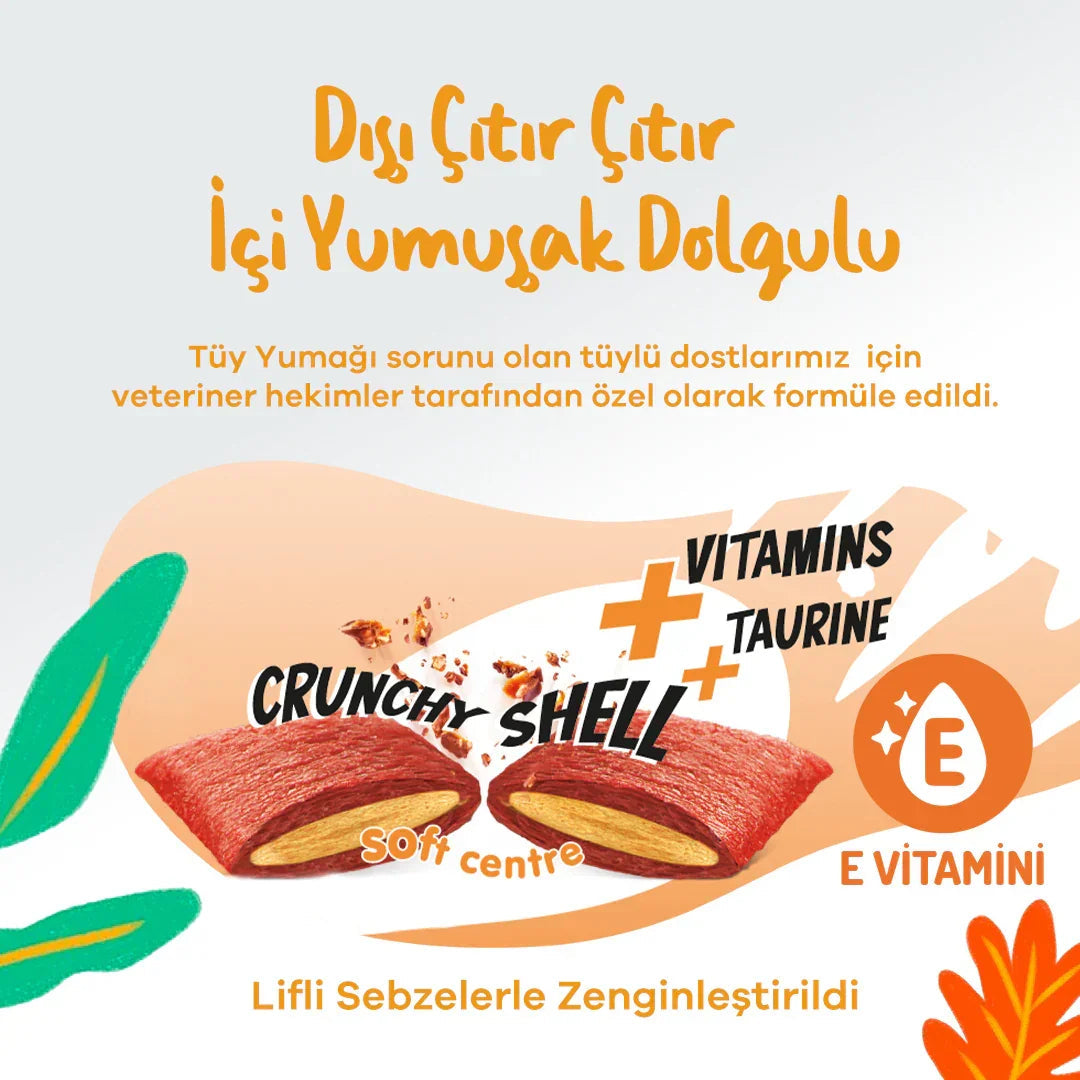 Jungle Crunch Dry Cat Treat Hairball Control with Chicken (60gm)