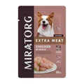 Miratorg EXTRA  MEAT with Chicken in Sauce for All Breed Dog Wet Food - 85G