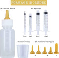 10 Pack Feeding Bottle and Feeding Syringe with nipple for Puppy Kitten Squirrel Newborn Pets Slow Feeder