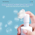 Pet Paw Cleaning Foam - Waterless Shampoo,150ml Paw Cleaner with Soft Silicone Brush, No-Rinse Shampoo for Pets and Dogs Foccar