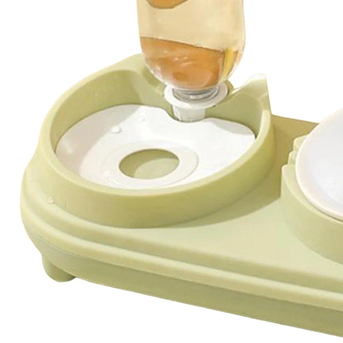 Practical Tilted Cat Food Bowl Automatic Small Dog Water Dispenser Lightweight Drinking