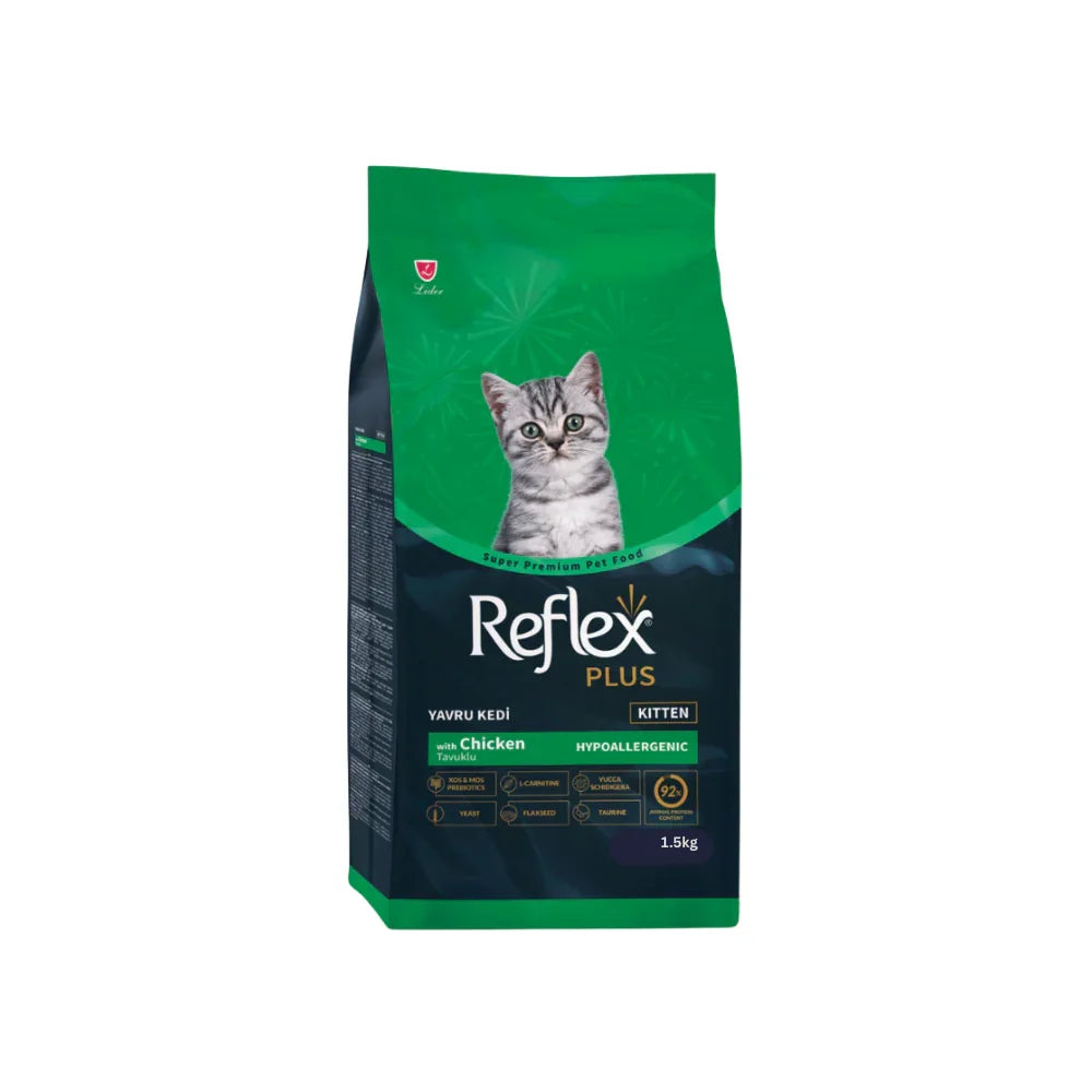 Reflex Plus Kitten Cat Dry Food with Chicken 1.5kg