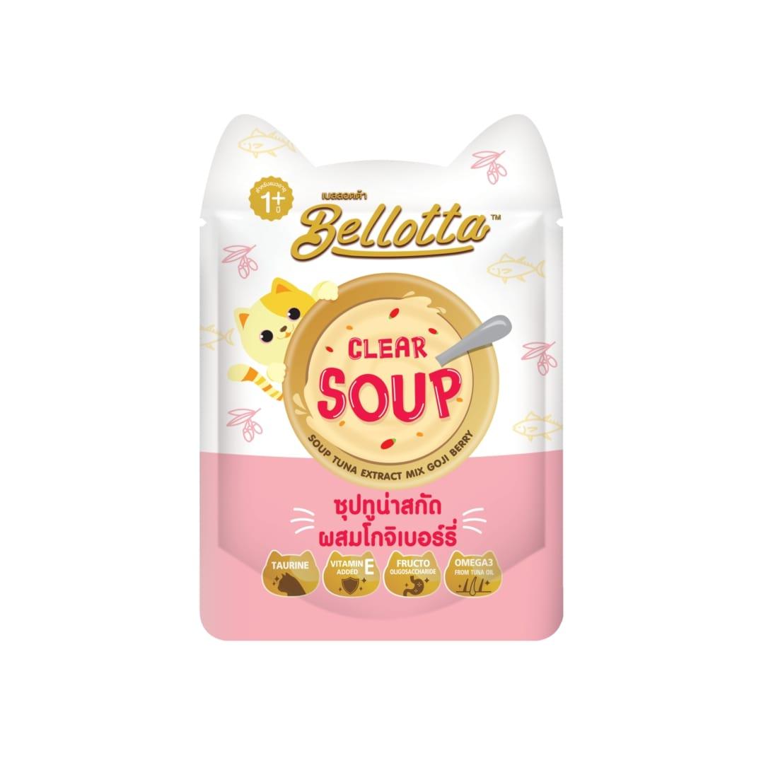 Bellotta Adult Soup Tuna Extract with Goji Berry 40g - Hello Pets BD
