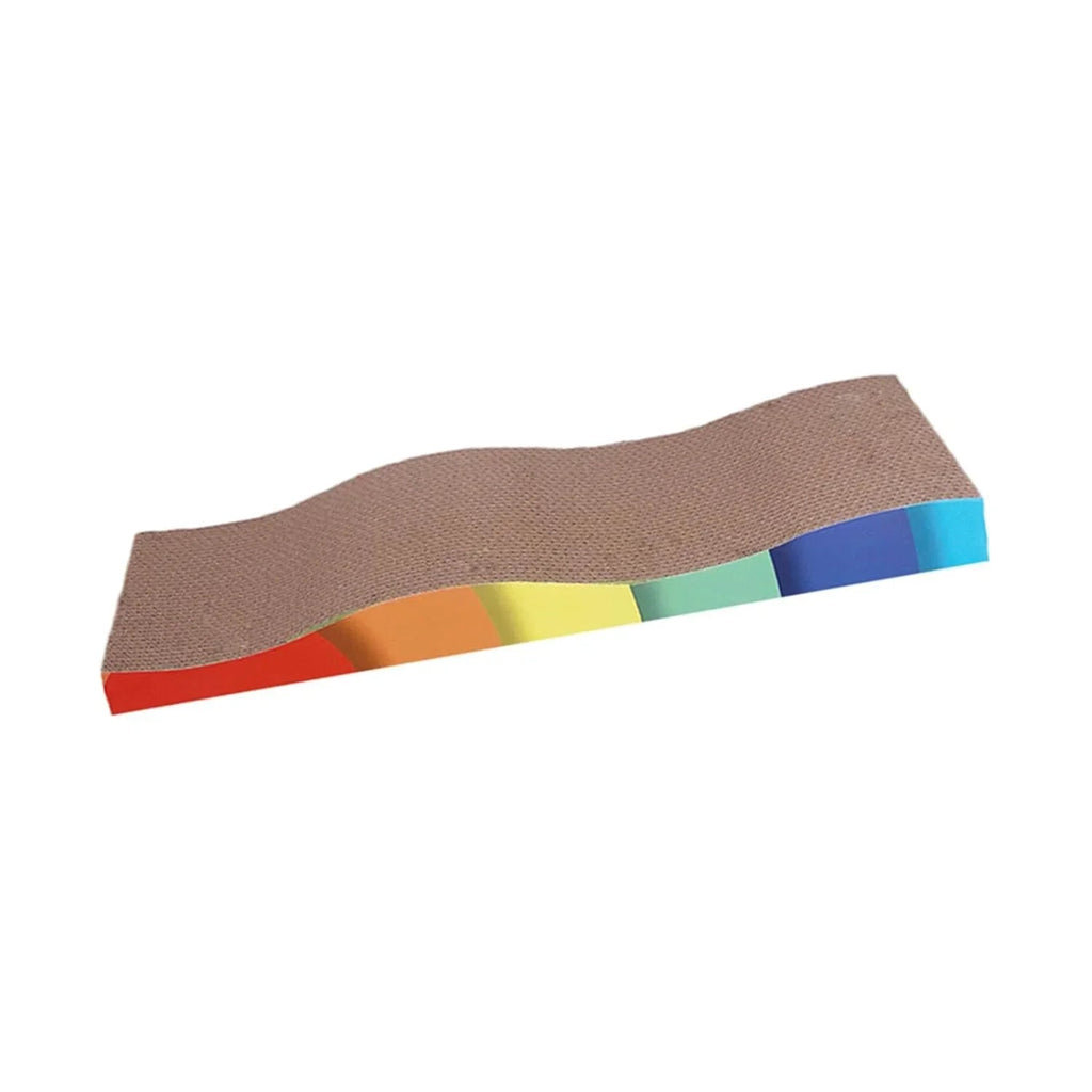 Cat Scratcher Board Durable Scratch Board for Cats & Kittens | Eco-Friendly, Non-Toxic Material Wavy Surface