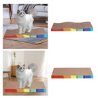 Cat Scratcher Board Durable Scratch Board for Cats & Kittens | Eco-Friendly, Non-Toxic Material Wavy Surface 65Cm