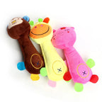Cat Toys Chews Durable PET PLUSH TOY ANIMAL SHAPE WITH SKIKY FOR SMALL DOGS Puppy