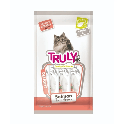 Truly Creamy Treat in Salmon and Cranberry 14gX5