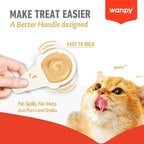 Wanpy Lickable Creamy Spoon Cat Treat Chicken 16gm 1pcs