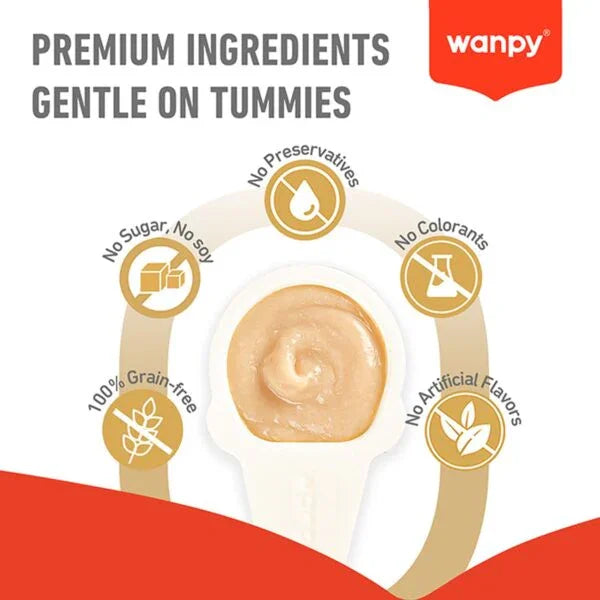 Wanpy Lickable Creamy Spoon Cat Treat Chicken 16gm 1pcs