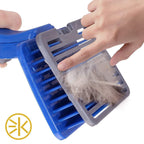 Self-Cleaning Pet Grooming Brush - Press Button for Tangle-Free Fur for dog and cat (Large) Grooming Comb