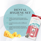 Bioline Dental Hygiene Set for Cats Toothpaste with Toothbrush 50g