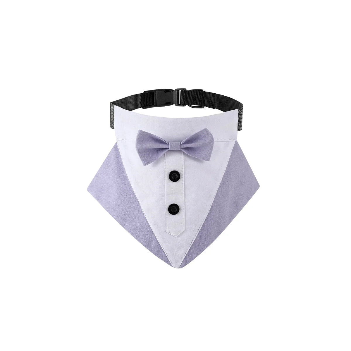 Large Size Dog Wedding Bandana Collar with Bow Tie,Adjustable Dog Valentines Tuxedo,Dog Birthday Party Wedding Attire for Small Medium Large Dogs