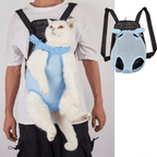 Pet Backpack Adjustable Straps Pet Front Cat Dog Mesh Backpack Pet Shoulders Bag