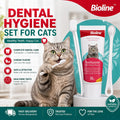 Bioline Dental Hygiene Set for Cats Toothpaste with Toothbrush 50g