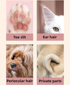 Professional Rechargeable Dog Cat Electric Paw Clippers Low Noise Pet Paw Hair Trimmer