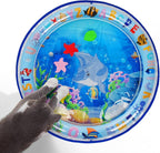 Summer Cooling Pet Water Bed Ice Pad Sleeping Round Mat For Puppy Dogs Cats Pet Kennel Cool Cold Water Sensory